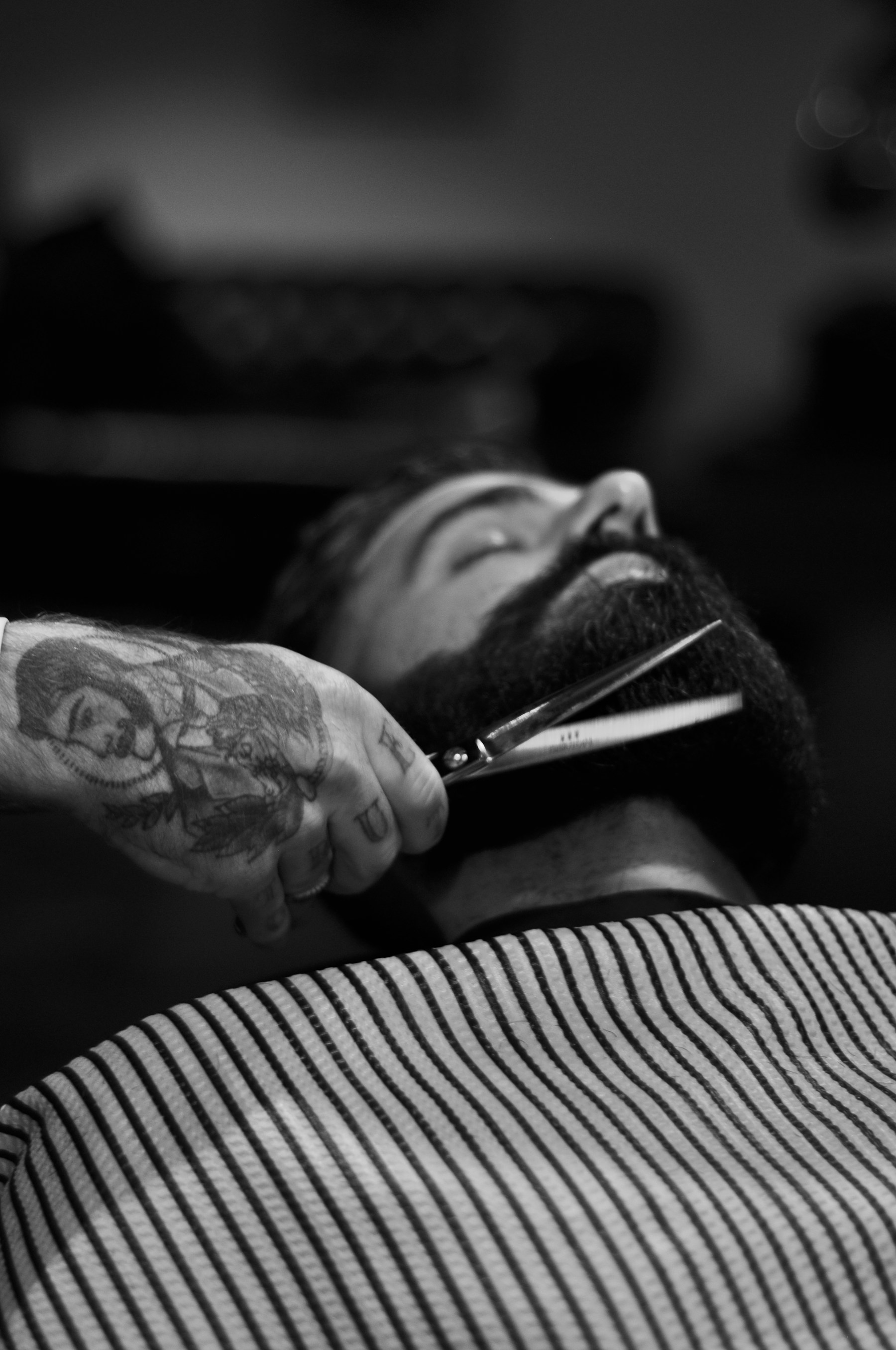 Moderný barber strih